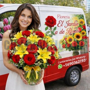 El jardin de rosas Anuncios nauticos en Santiago |  Florería el jardin de rosas despachos a domicilio, Flores a domicilio en santiago 
